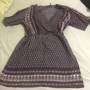 Urban outfitters purple paisley dress